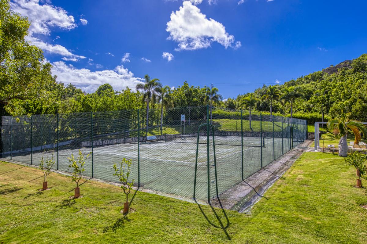 A louer villa 7 chambre Terres Basses Saint Martin_ Terrain de tennis - 41